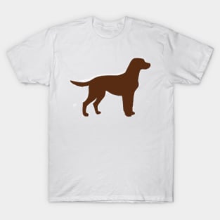 Labrador Retriever Chocolate silhouette T-Shirt